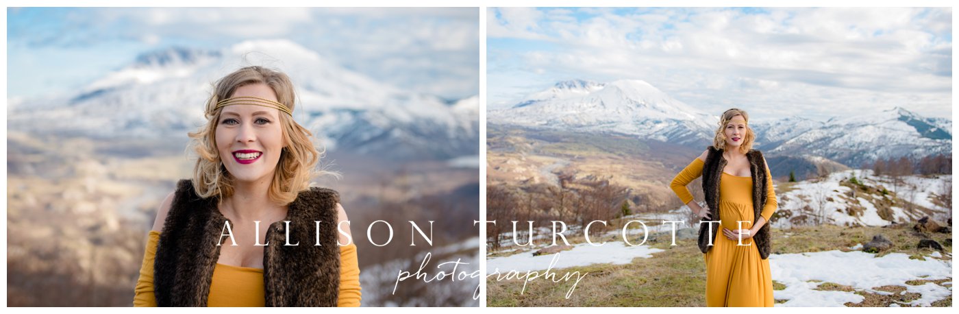 Maternity Session Mt. St. Helens