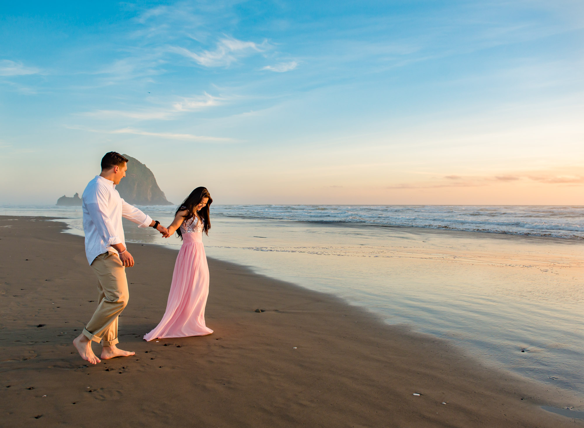 Engagement Session Cannon Beach Oregon Allison Turcotte