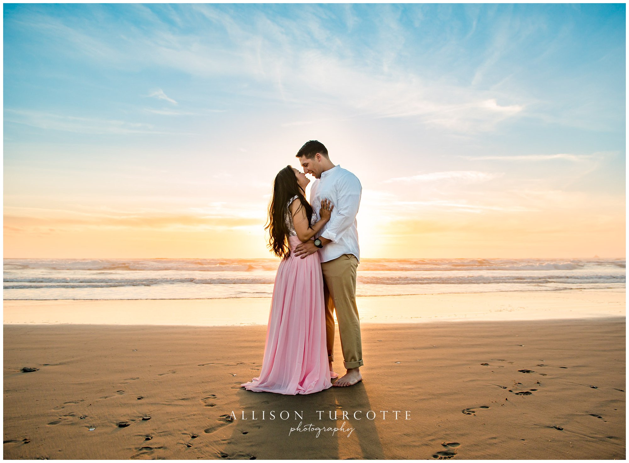 Engagement Session -- Haystack Rock, Cannon Beach, OR
